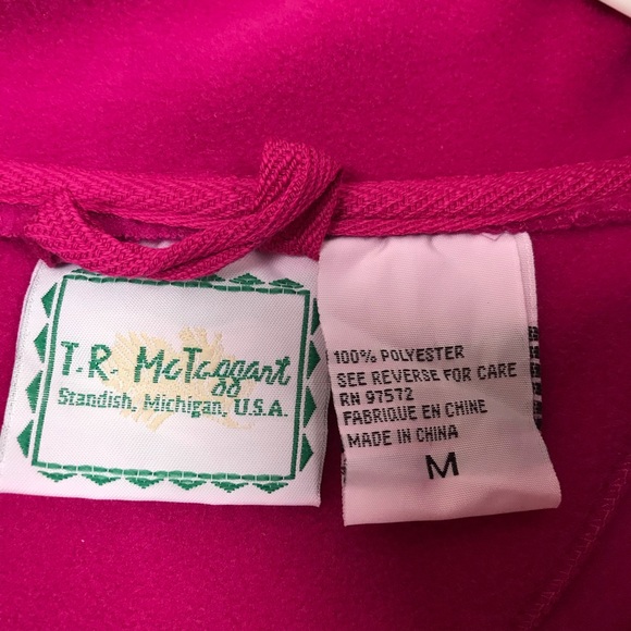 Cape Cod Massachusetts Fleece Zip-Up Jacket. - Picture 3 of 4